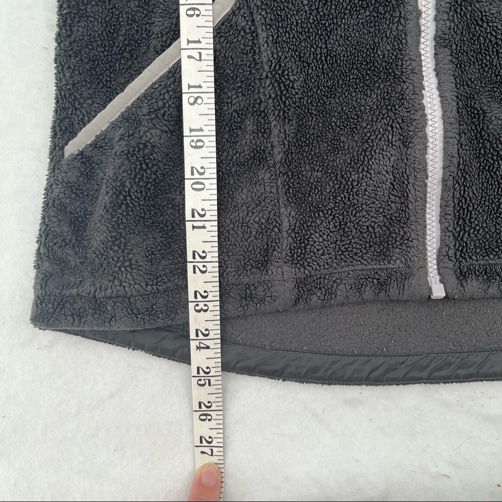 THE NORTH FACE Girls Black Soft Fleece Hooded full zip up Jacket size: XL (18) - Picture 5 of 8